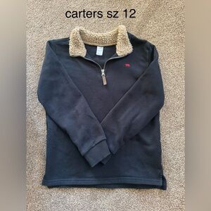 Carter's Black Fleece-Lined Sweatshirt